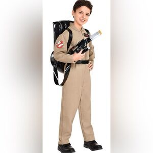 Ghostbusters Tan Coverall Jumpsuit Only Sz kids Unisex Large